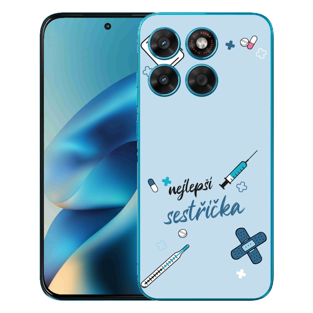 mmCase géltok a Motorola Moto G87/G77/G67-hez – a kék háttér legjobb kiegészítője