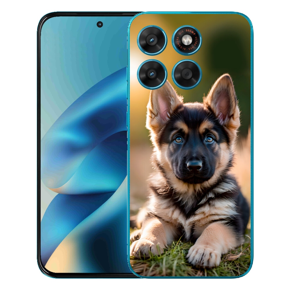mmCase gél tok a Motorola Moto G87/G77/G67 készülékekhez – német juhászkutya a természetben