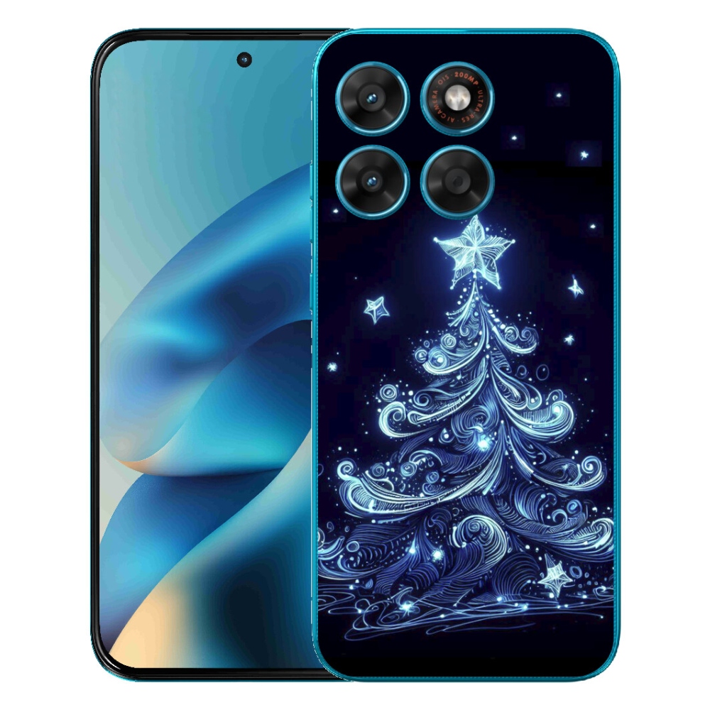 mmCase gél tok a Motorola Moto G87/G77/G67 készülékekhez – neon karácsonyfa 4
