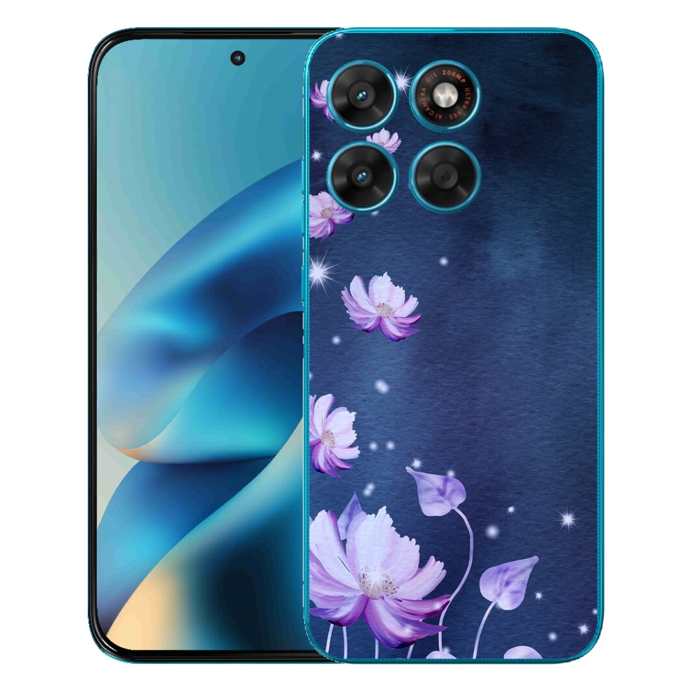 mmCase gél tok a Motorola Moto G87/G77/G67 készülékekhez – hulló virágok
