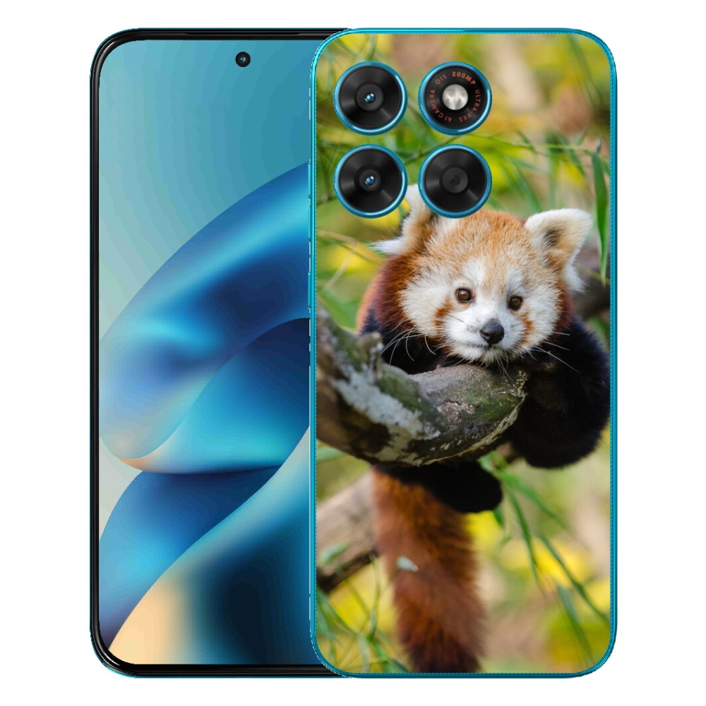 mmCase gél tok a Motorola Moto G87/G77/G67 készülékekhez – vörös panda