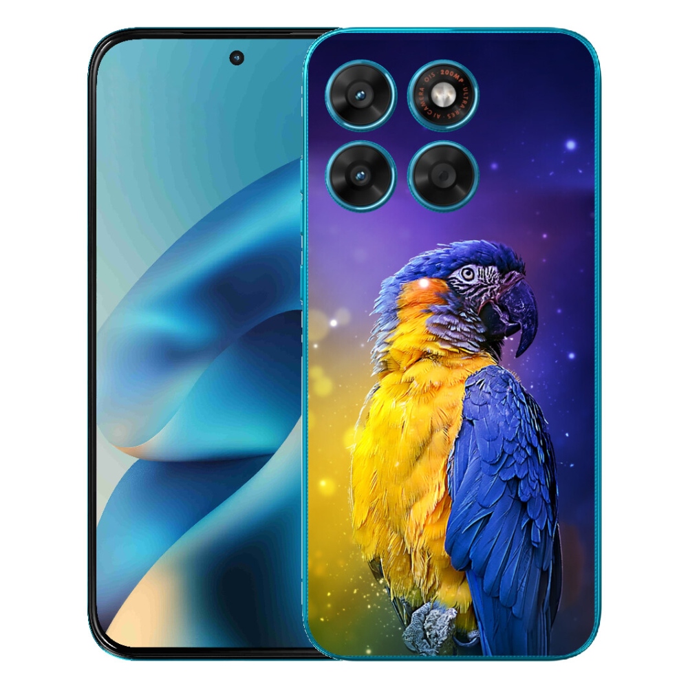 mmCase gélhuzat a Motorola Moto G87/G77/G67 készülékekhez – ara papagáj 1