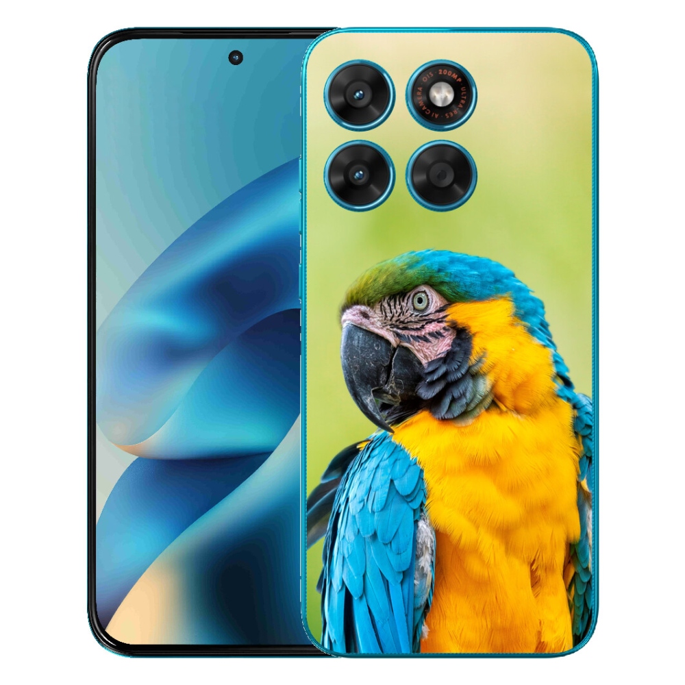 mmCase gélhuzat a Motorola Moto G87/G77/G67 készülékekhez – ara papagáj 2