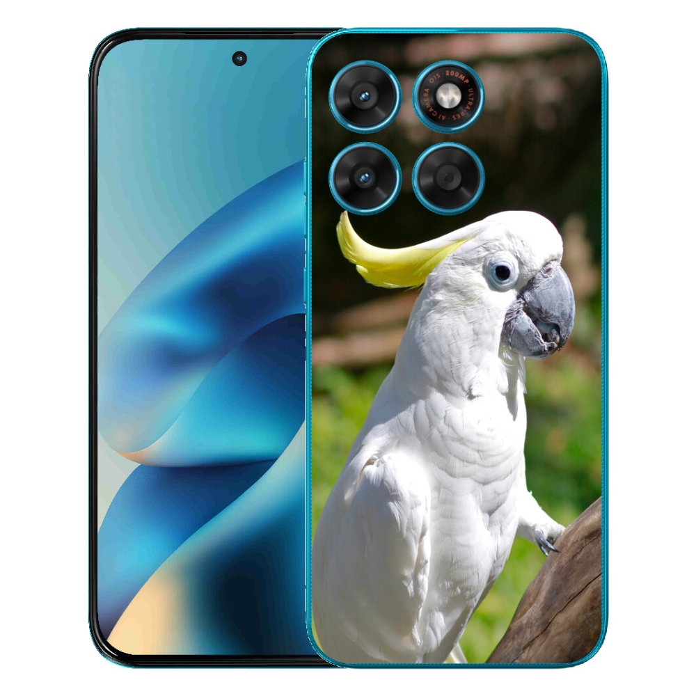 mmCase gélhuzat a Motorola Moto G87/G77/G67 készülékekhez – kakadu papagáj 2