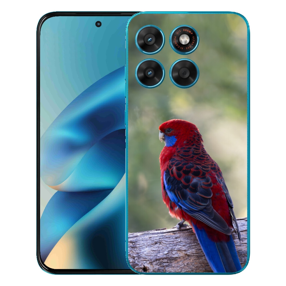 mmCase géltok a Motorola Moto G87/G77/G67 készülékekhez – rosella papagáj