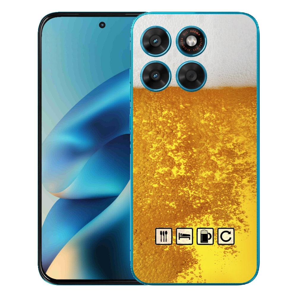 mmCase géltok a Motorola Moto G87/G77/G67 készülékekhez – sörös motívum 3