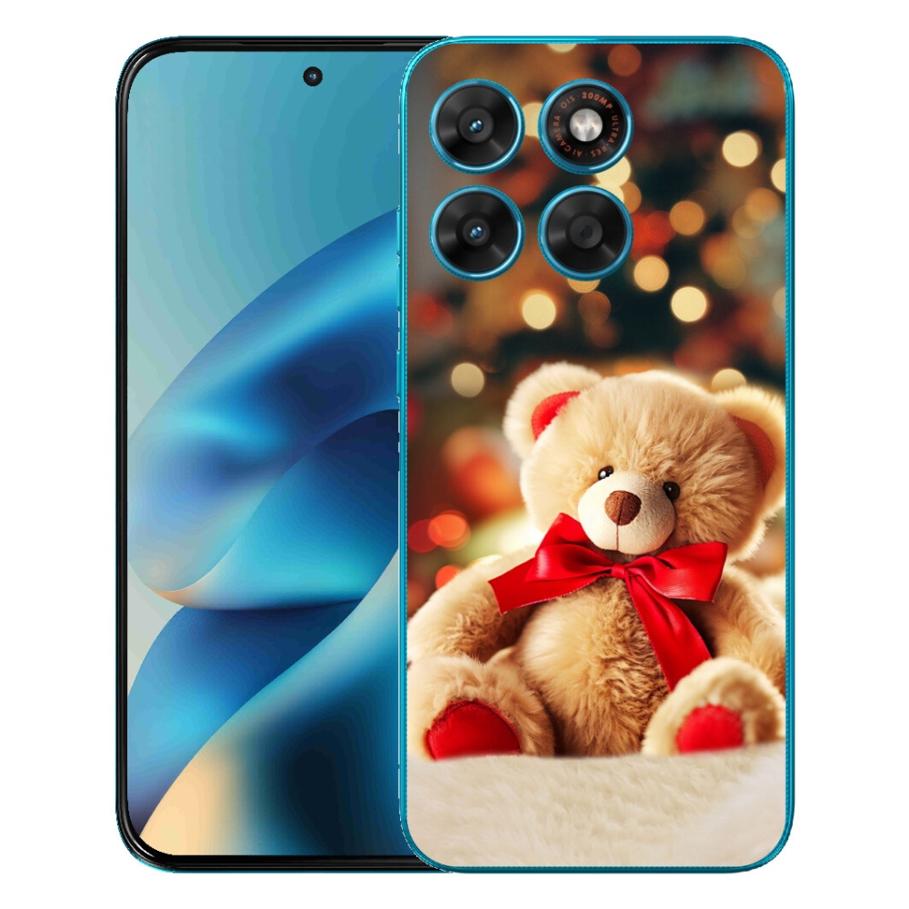 mmCase gél tok a Motorola Moto G87/G77/G67 készülékekhez – plüss mackó