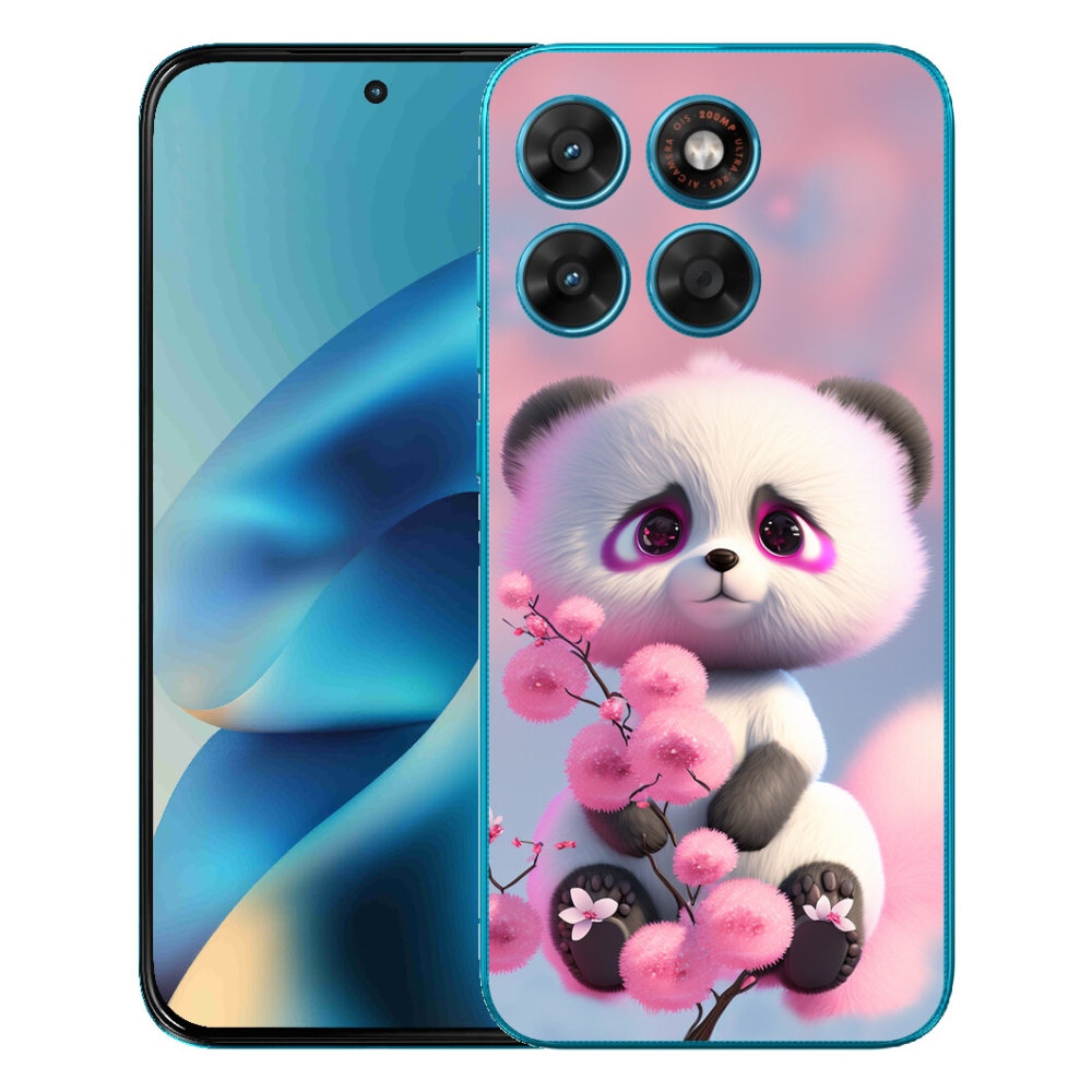 mmCase géltok a Motorola Moto G87/G77/G67-hez – aranyos panda 1