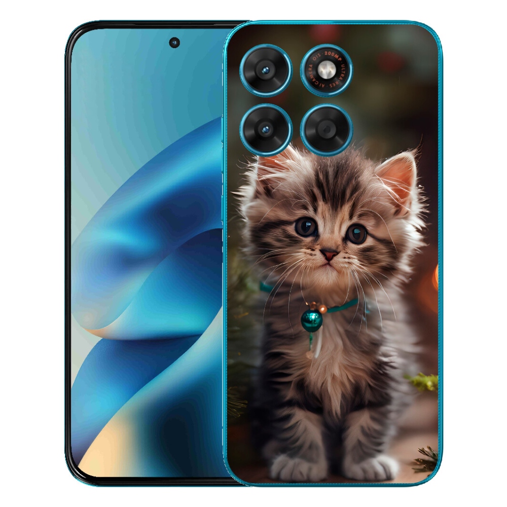 mmCase gél tok a Motorola Moto G87/G77/G67 készülékekhez – aranyos cica 11