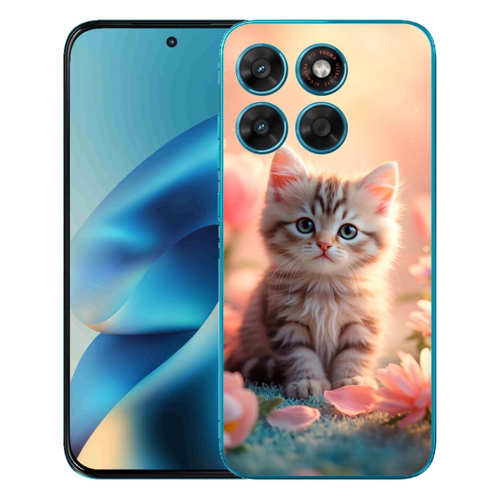 mmCase gél tok a Motorola Moto G87/G77/G67-hez – aranyos cica 8