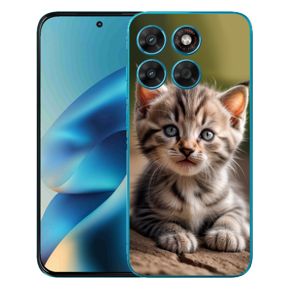 mmCase gél tok a Motorola Moto G87/G77/G67-hez – aranyos cica 9