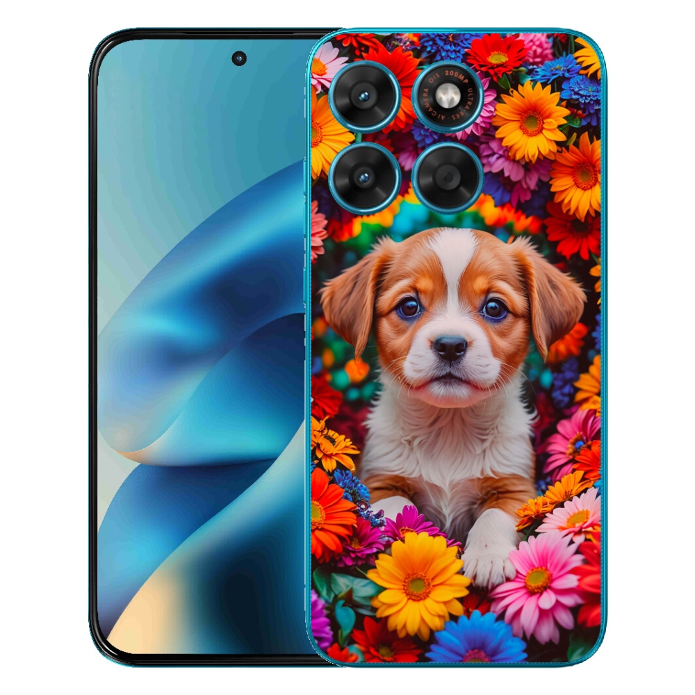mmCase gél tok a Motorola Moto G87/G77/G67-hez – aranyos kiskutya