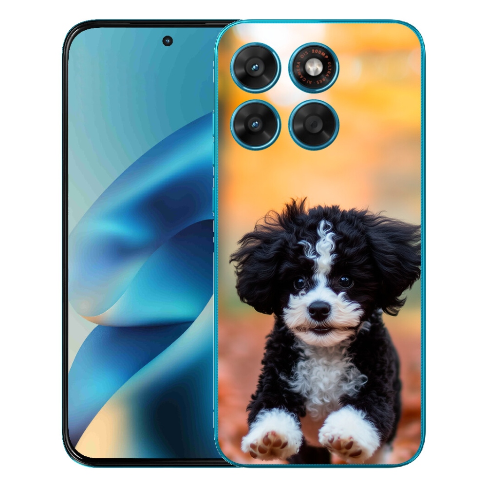 mmCase gél tok a Motorola Moto G87/G77/G67 készülékekhez – aranyos kiskutya 2