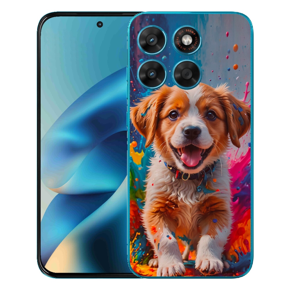 mmCase gél tok a Motorola Moto G87/G77/G67-hez – aranyos kiskutya 3