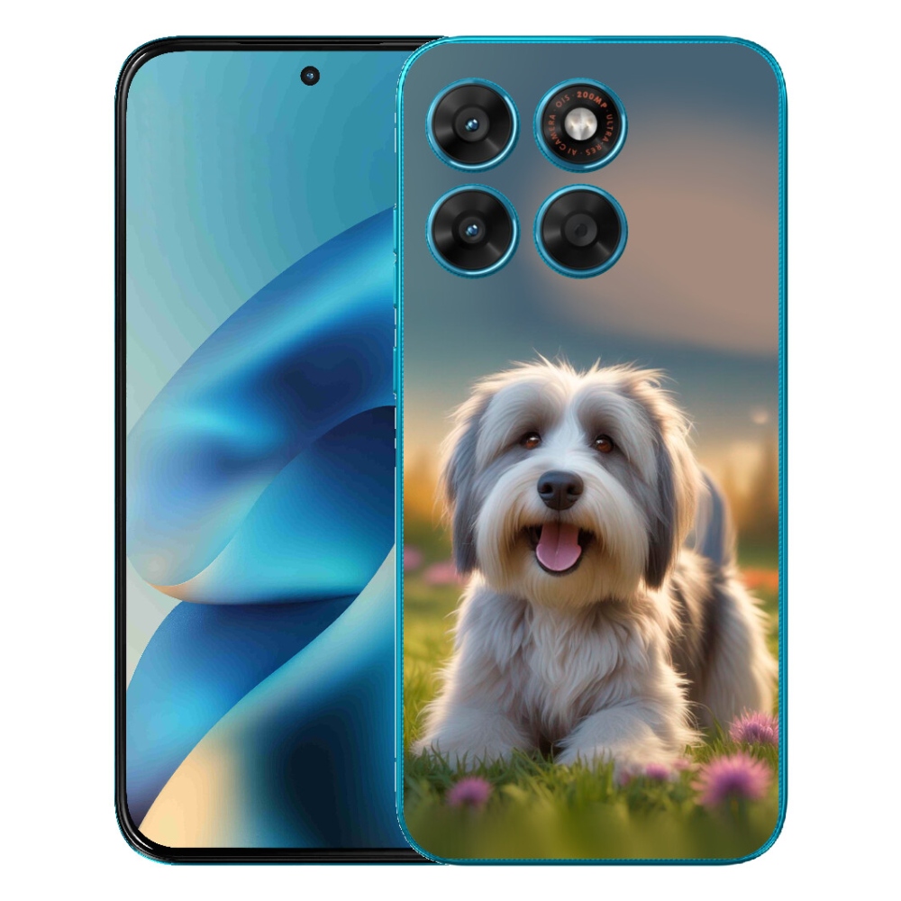 mmCase gél tok a Motorola Moto G87/G77/G67-hez – aranyos havannai kutyus