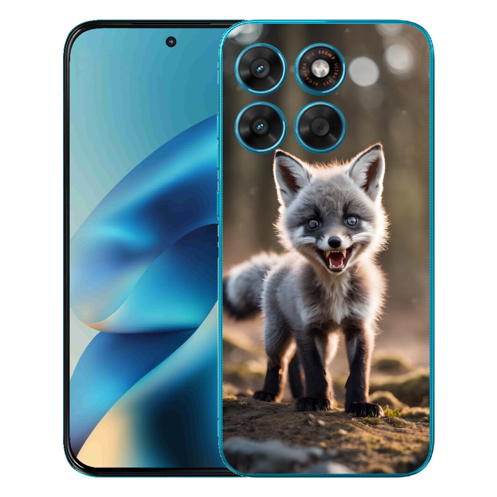 mmCase géltok a Motorola Moto G87/G77/G67 készülékekhez – dühös róka