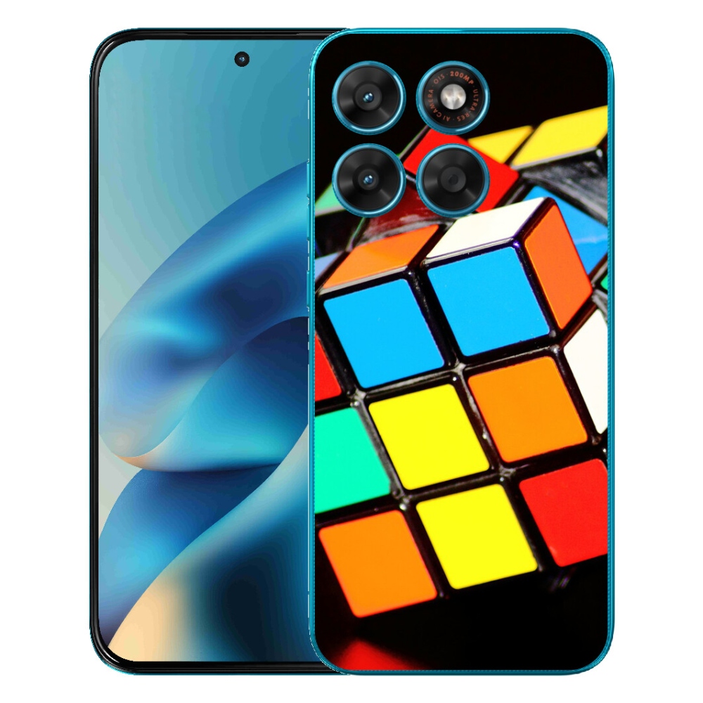 mmCase gél tok a Motorola Moto G87/G77/G67 készülékekhez – Rubik-kocka