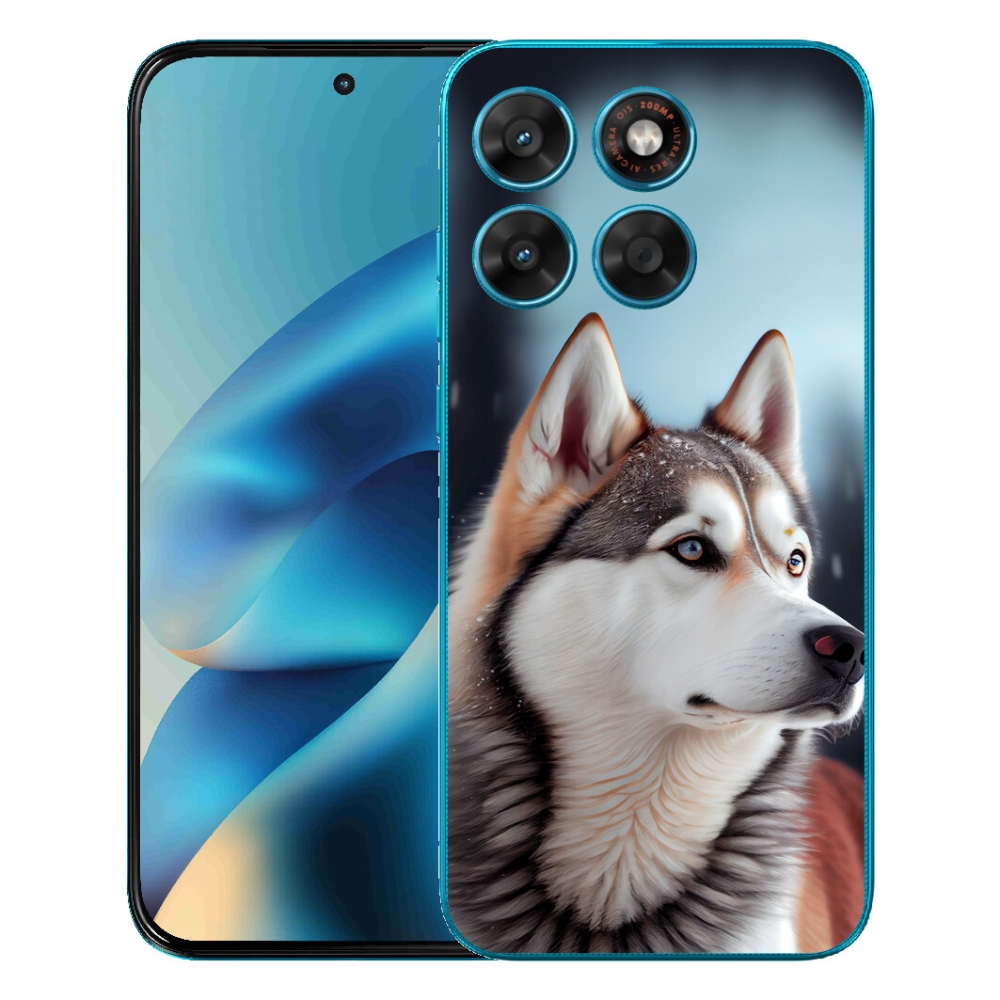 mmCase géltok a Motorola Moto G87/G77/G67 készülékekhez – szibériai husky