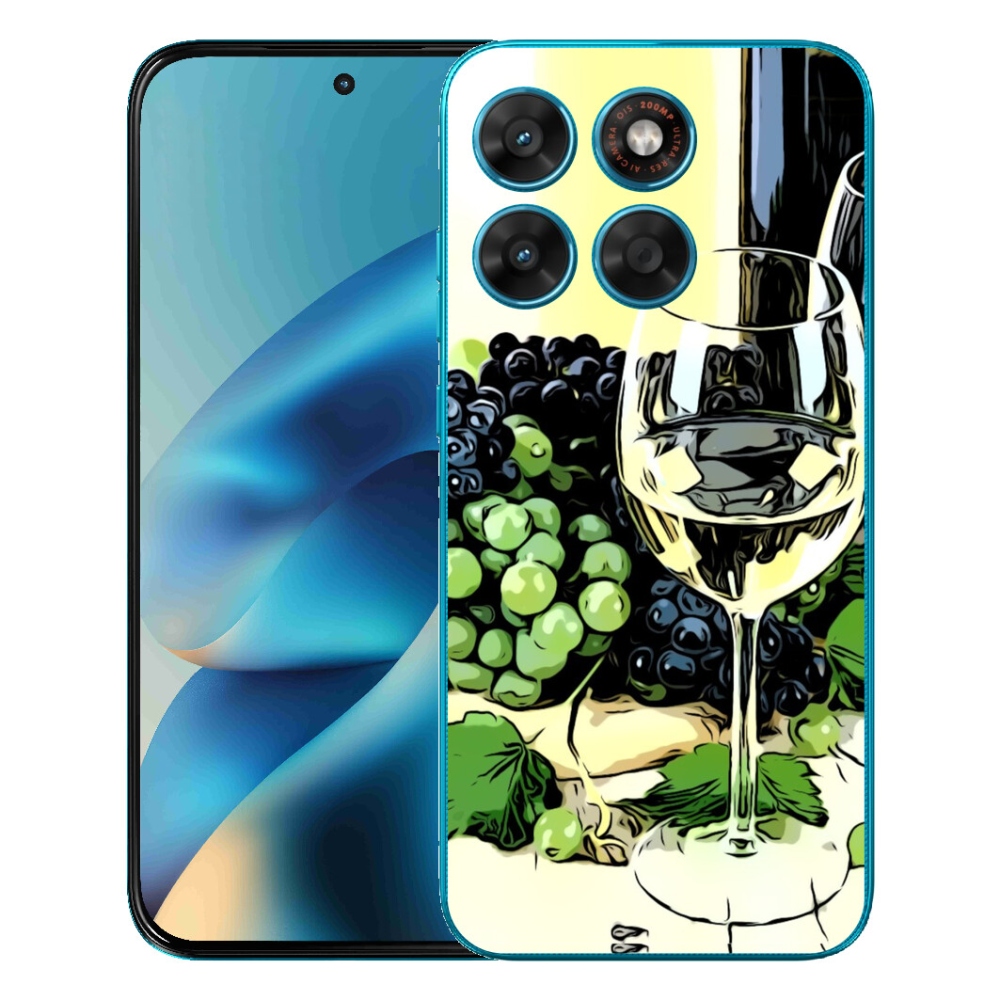 mmCase gél tok a Motorola Moto G87/G77/G67 készülékekhez – egy pohár bor