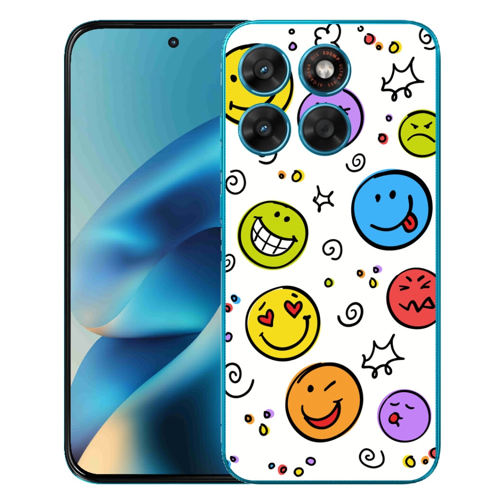 mmCase géltok a Motorola Moto G87/G77/G67 készülékekhez – smiley-k