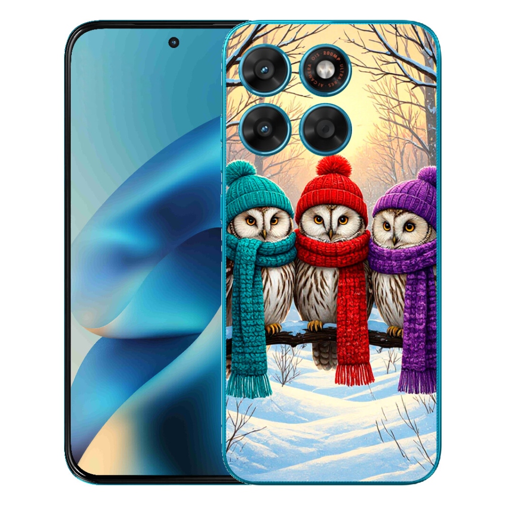 mmCase gél tok a Motorola Moto G87/G77/G67 készülékekhez – baglyos barátok