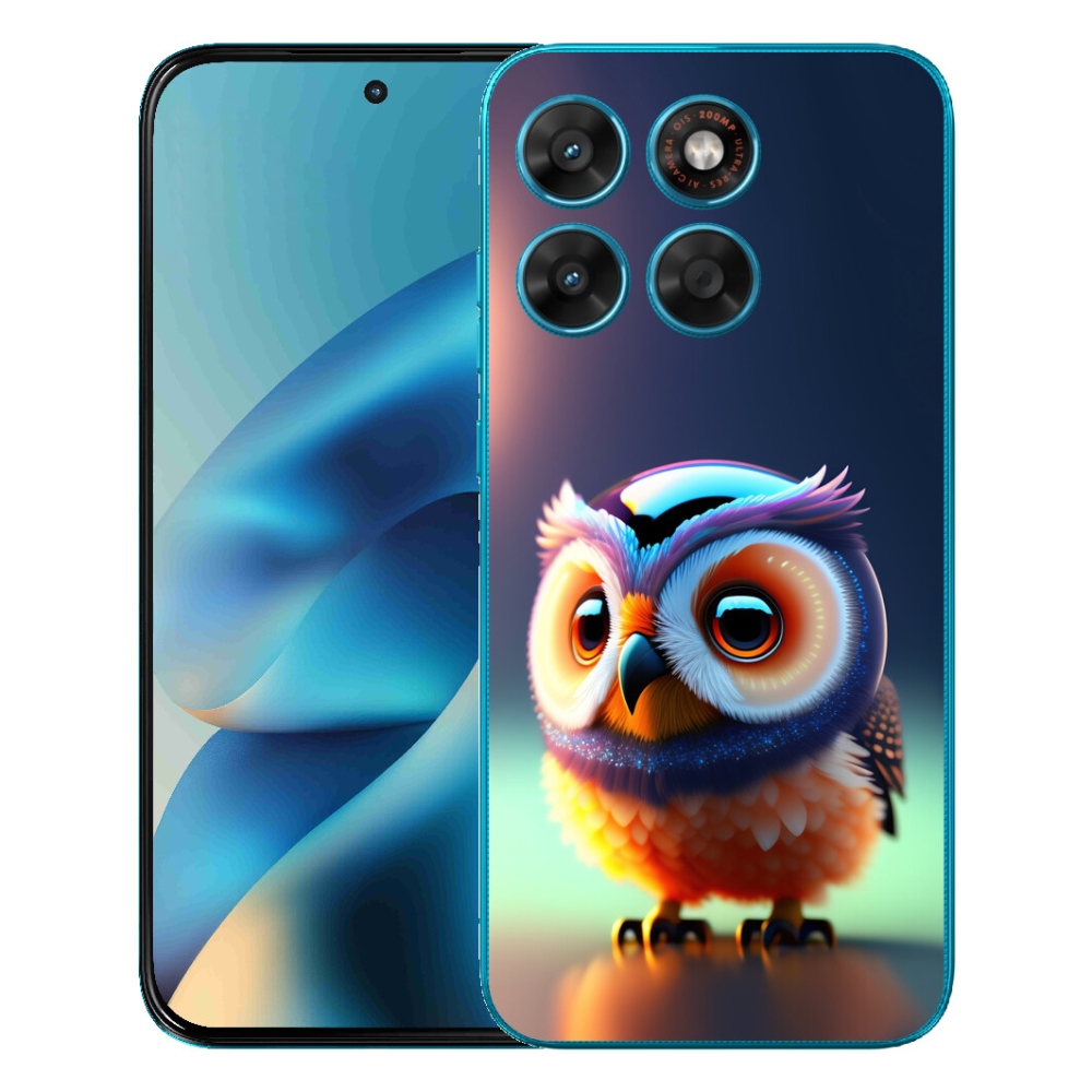 mmCase gél tok a Motorola Moto G87/G77/G67 készülékekhez – bagoly