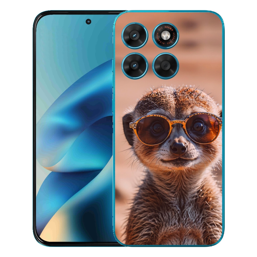 mmCase gélhuzat a Motorola Moto G87/G77/G67-hez – stílusos szurikáta