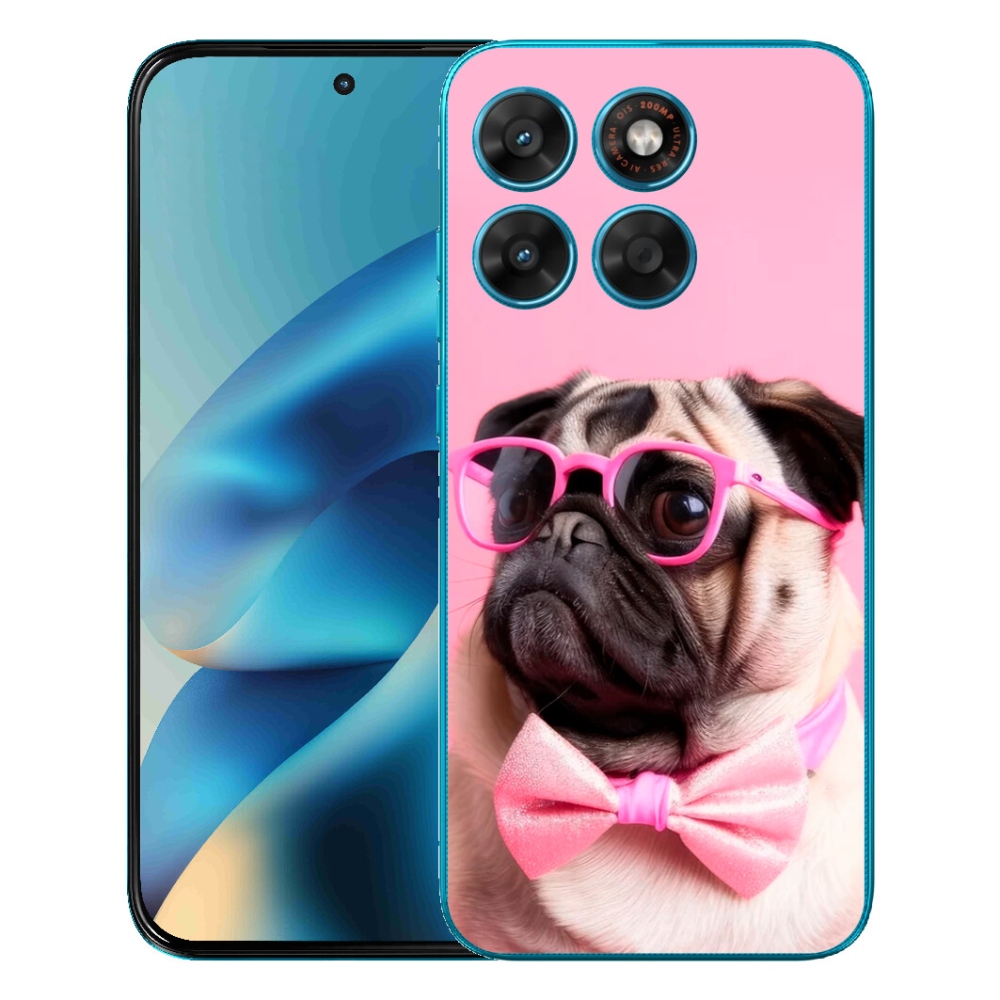 mmCase gél tok a Motorola Moto G87/G77/G67-hez – stílusos mopsz