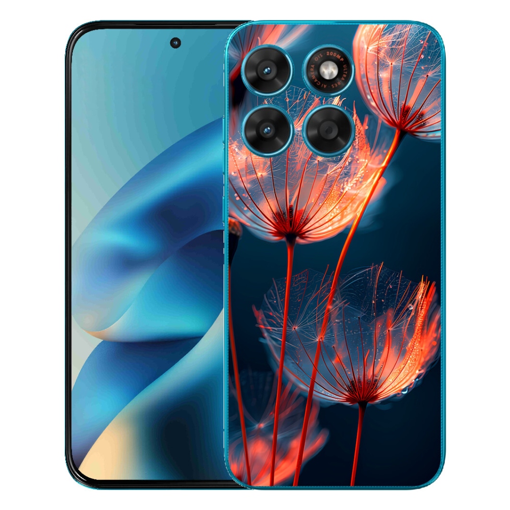 mmCase gél tok a Motorola Moto G87/G77/G67 készülékekhez – fénylő szőrszálak