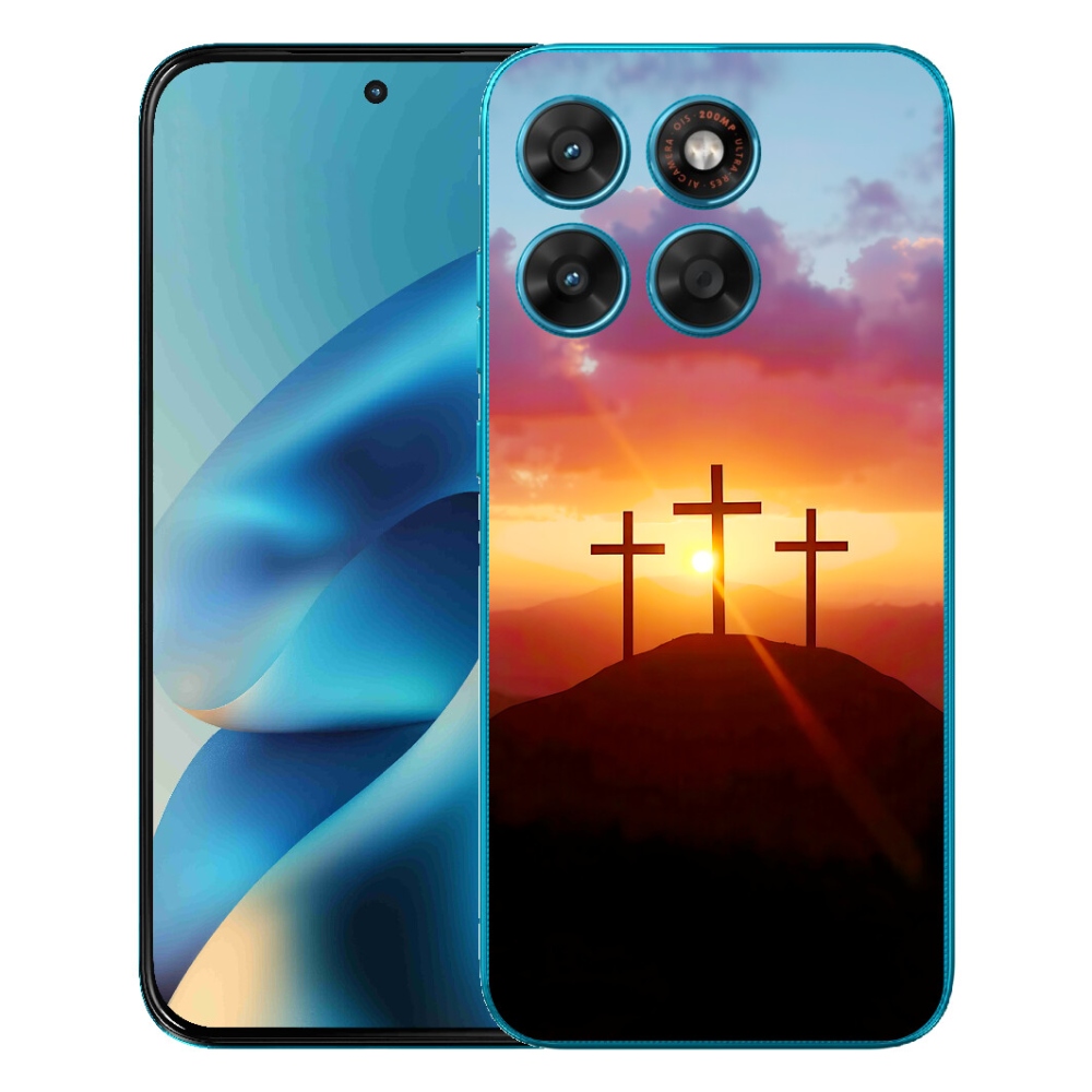 mmCase gél tok a Motorola Moto G87/G77/G67 készülékekhez – három kereszt