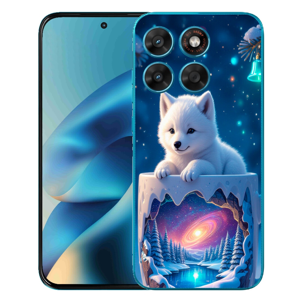 mmCase gél tok a Motorola Moto G87/G77/G67 készülékekhez – karácsonyi kiskutya
