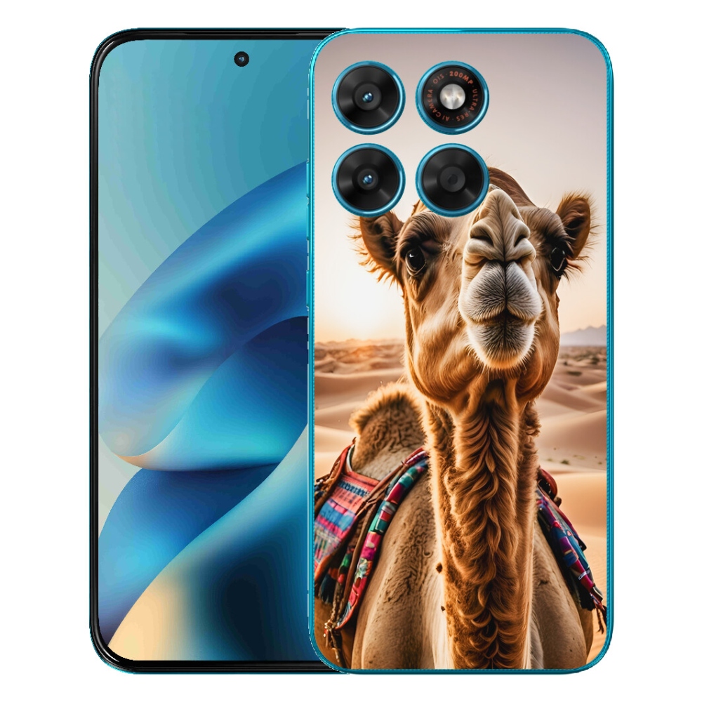 mmCase gél tok a Motorola Moto G87/G77/G67 készülékekhez – tevecsíkos