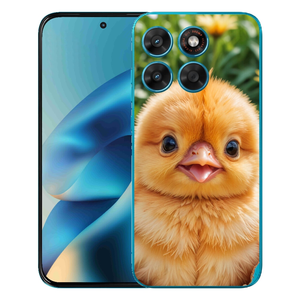 mmCase gél tok a Motorola Moto G87/G77/G67 készülékekhez – vidám kiscsibe