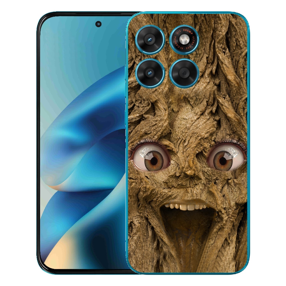 mmCase géltok a Motorola Moto G87/G77/G67 készülékekhez – vidám, szemmel ellátott fa