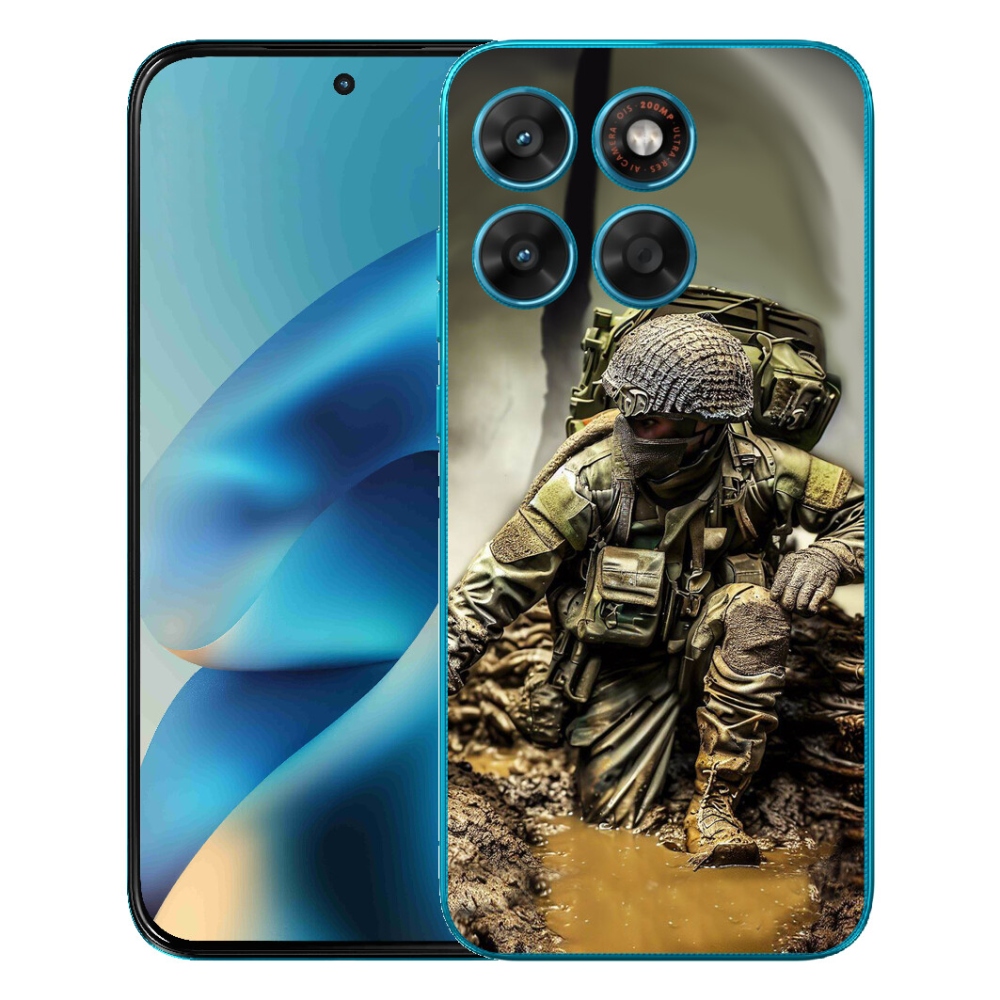 mmCase gél tok a Motorola Moto G87/G77/G67-hez – katona