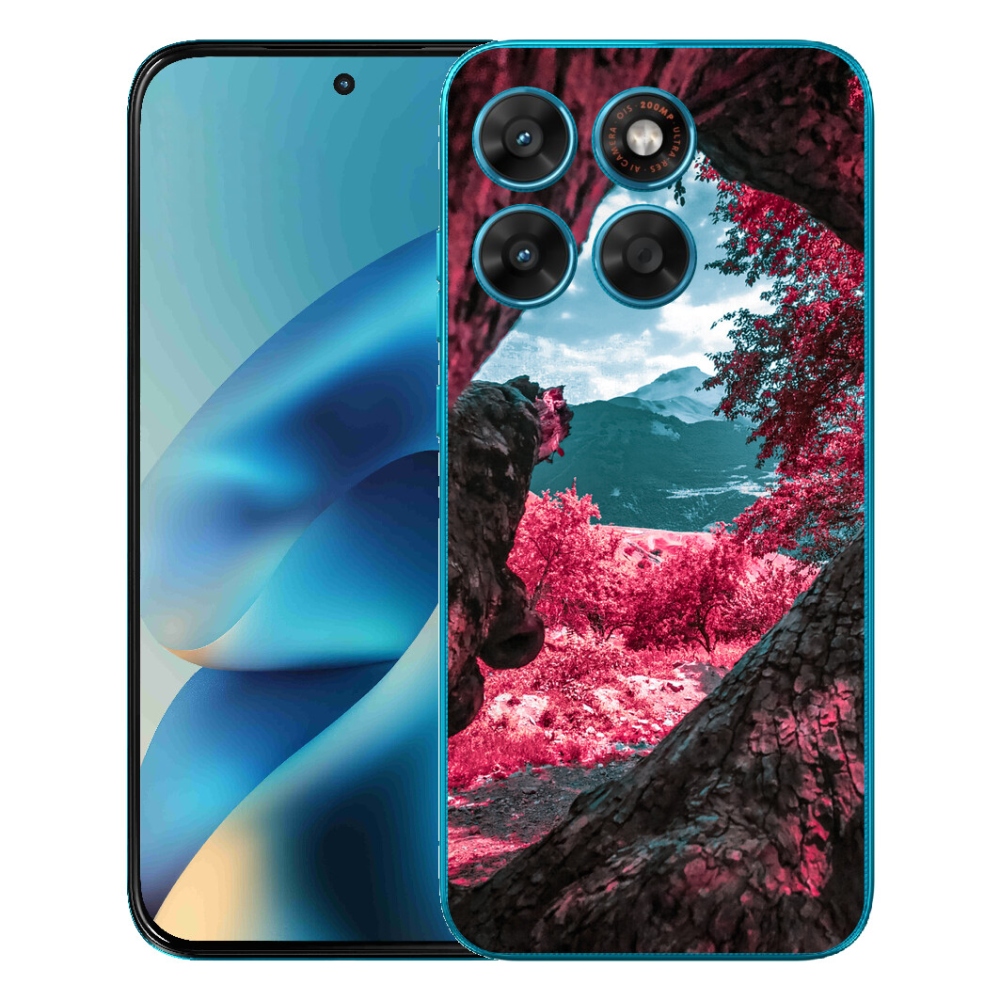 mmCase gél tok a Motorola Moto G87/G77/G67 készülékekhez – hegyi tájkép
