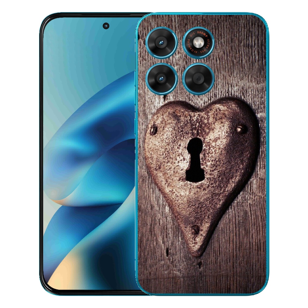 mmCase gél tok a Motorola Moto G87/G77/G67 készülékekhez – szív alakú zárral