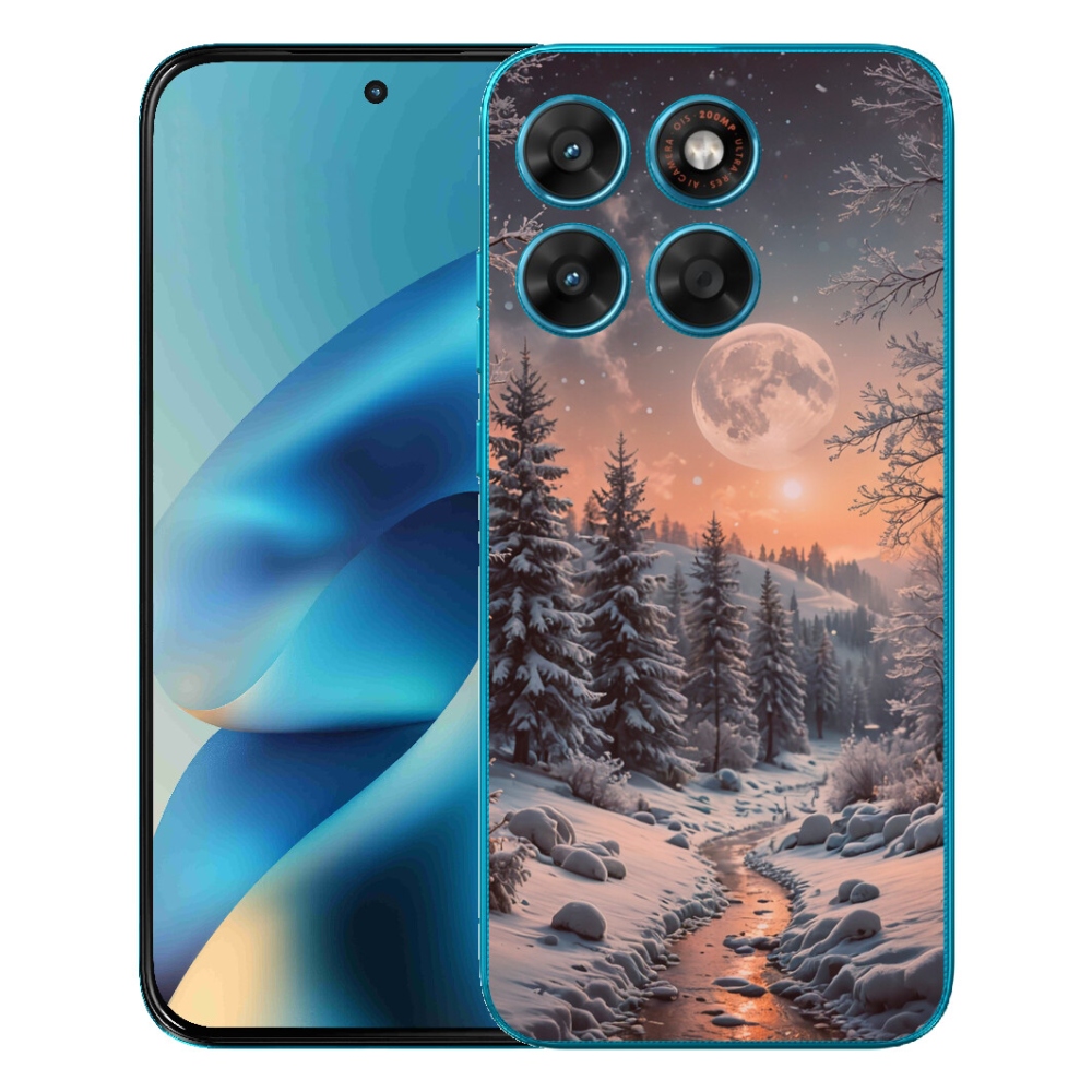 mmCase géltok a Motorola Moto G87/G77/G67 készülékekhez – téli táj 2
