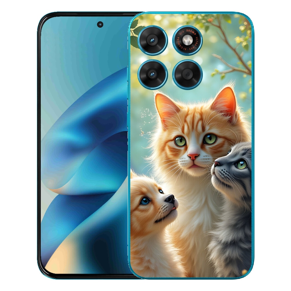 mmCase géltok a Motorola Moto G87/G77/G67 készülékekhez – Állati barátság 2