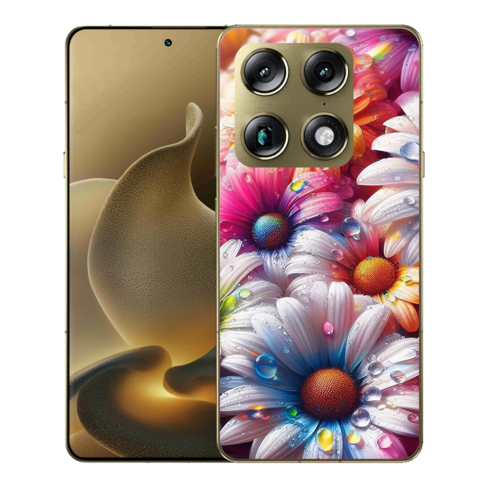 mmCase gél tok a Motorola Signature-hez – színes margaréták