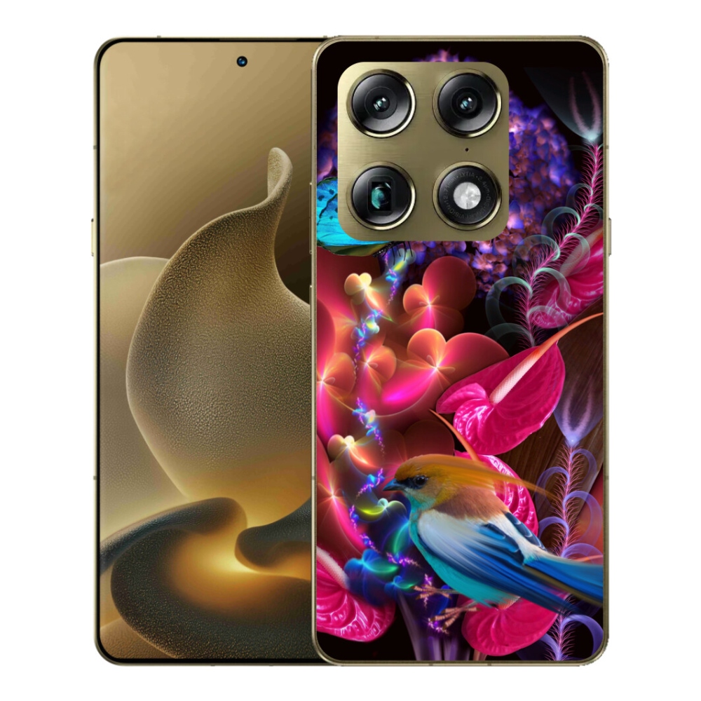 mmCase gél tok a Motorola Signature-hez – színes virágok