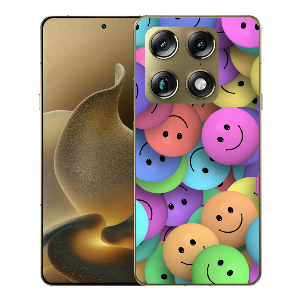 mmCase gél tok a Motorola Signature-hez – színes smiley-k