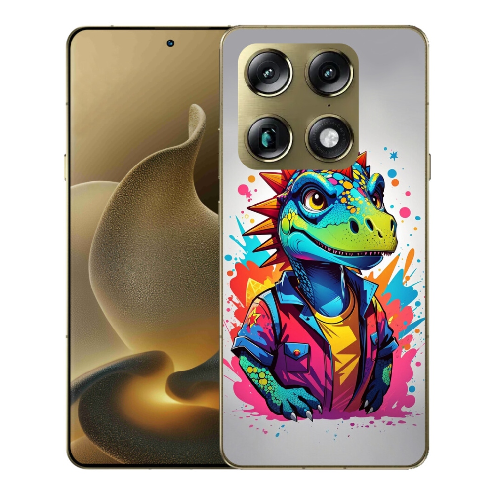 mmCase gélhuzat a Motorola Signature-hez – színes dinoszaurusz