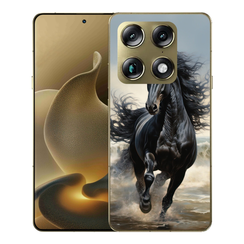 mmCase gélhuzat a Motorola Signature-hez – fekete ló