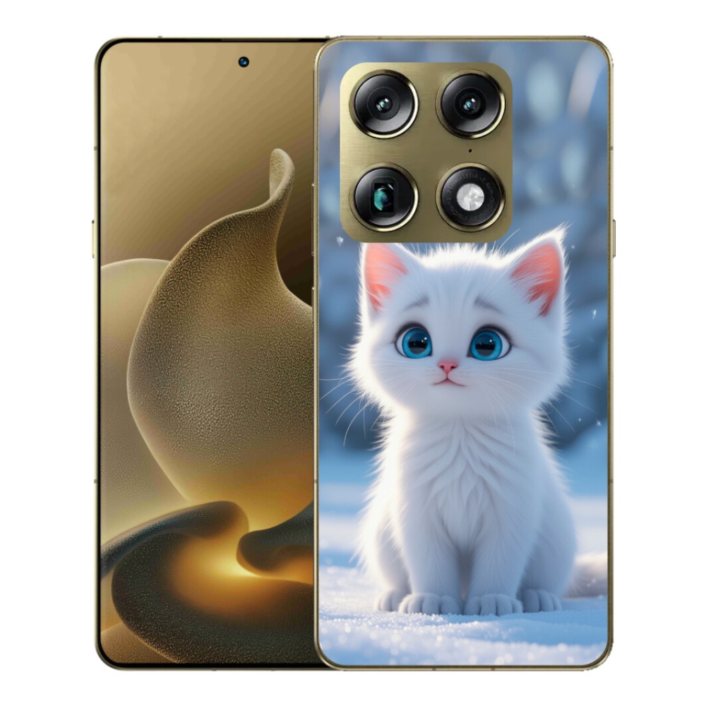 mmCase gél tok a Motorola Signature-hez – fehér cica 3