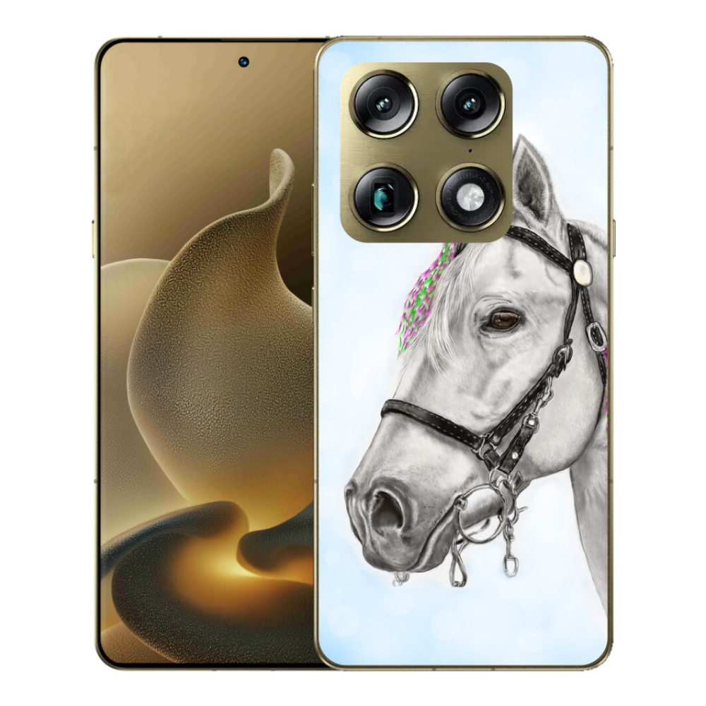 mmCase gél tok a Motorola Signature-hez – fehér ló 1