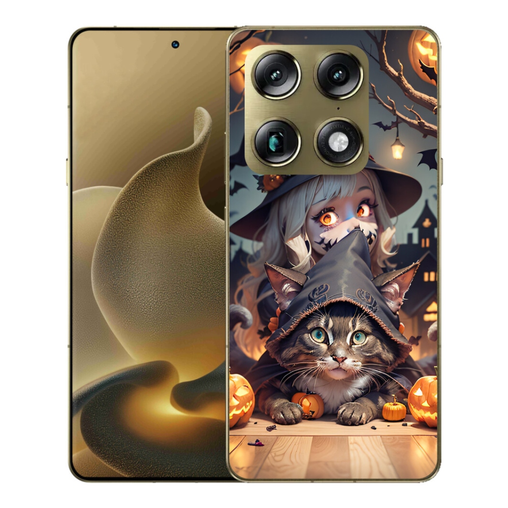 mmCase gél tok a Motorola Signature-hez – boszorkány macskával