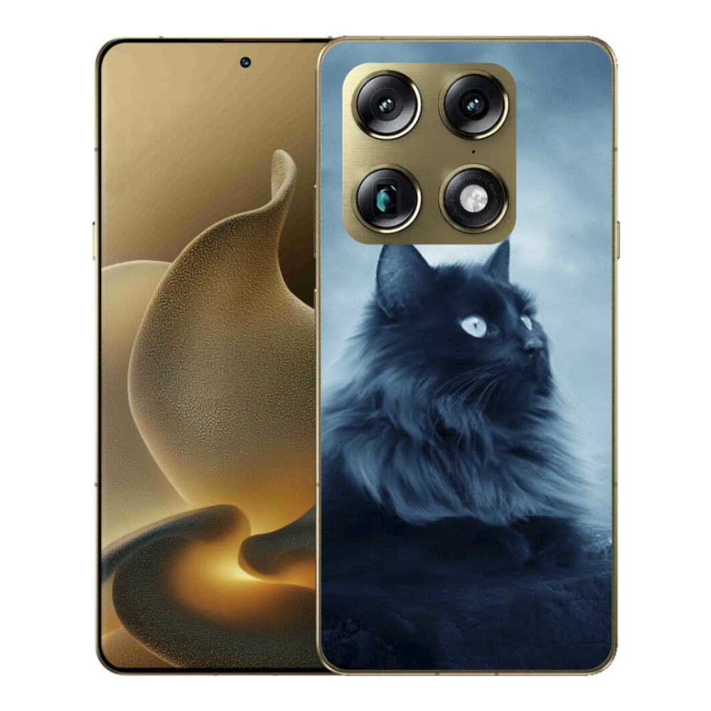 mmCase gél tok a Motorola Signature-hez – fekete macska 1