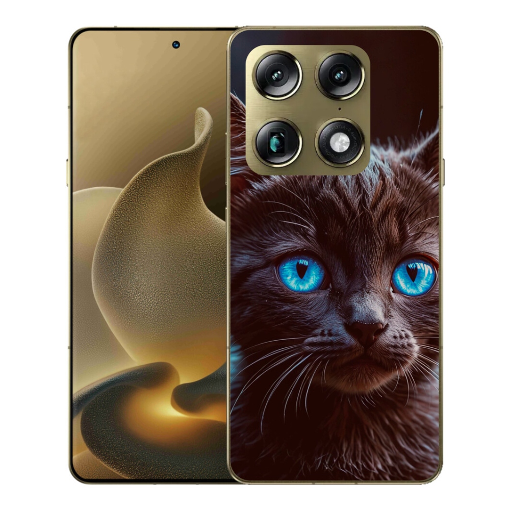 mmCase gél tok a Motorola Signature-hez – fekete cica 2