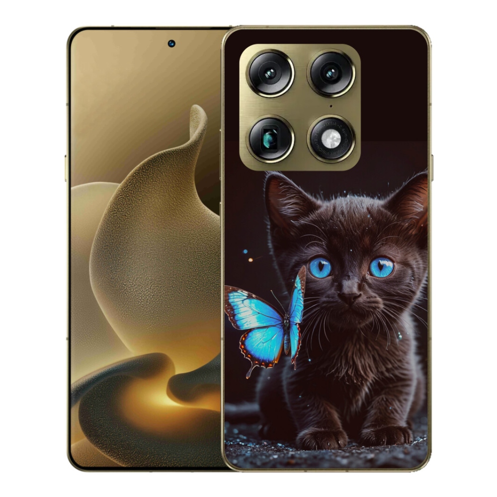 mmCase gél tok a Motorola Signature-hez – fekete cica 3